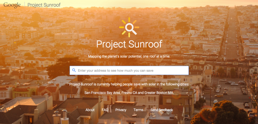 google sun roof